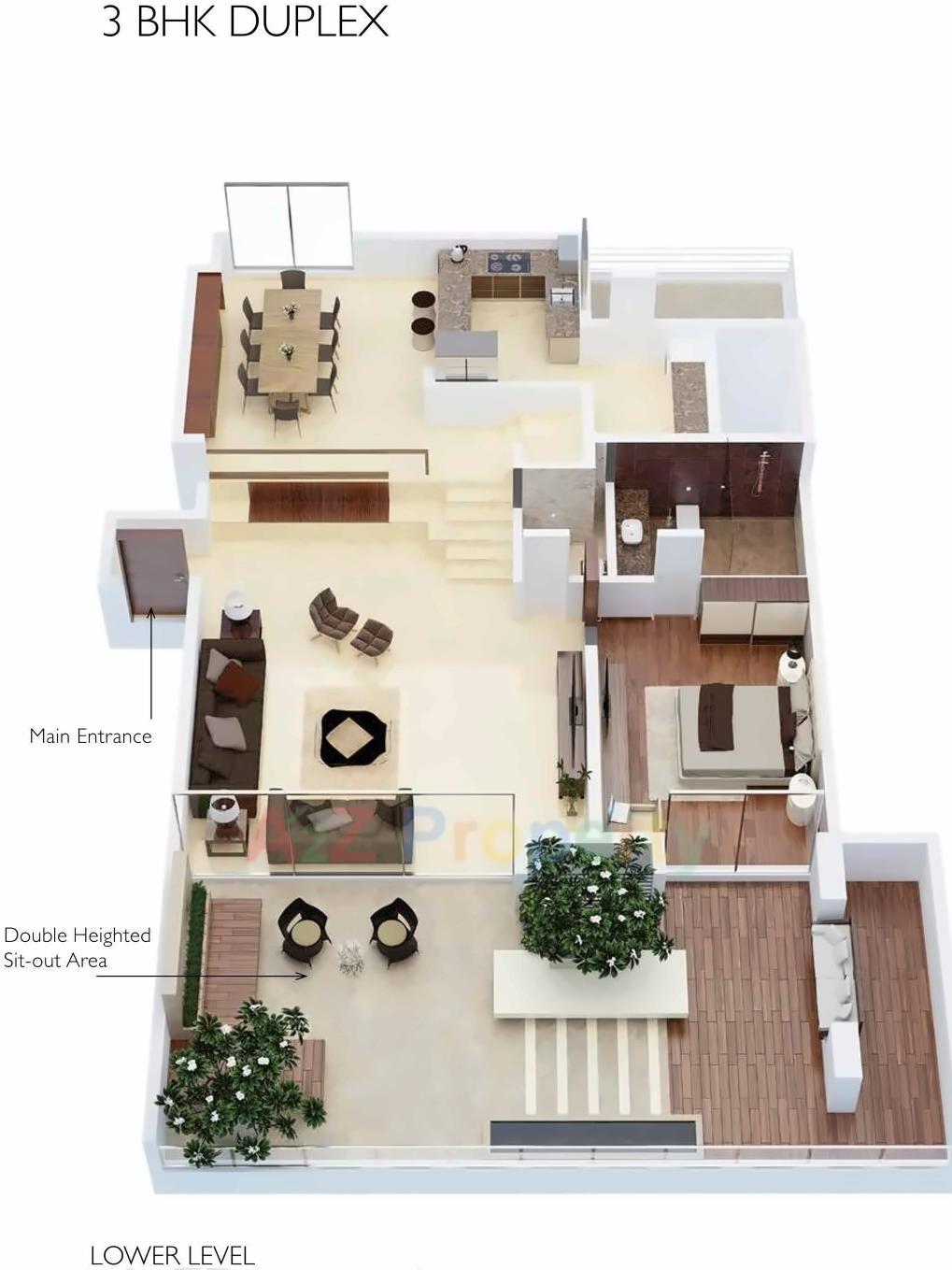 Layout of real estate project The Luxe Towers   J located at Pune-m-corp, Pune, Maharashtra