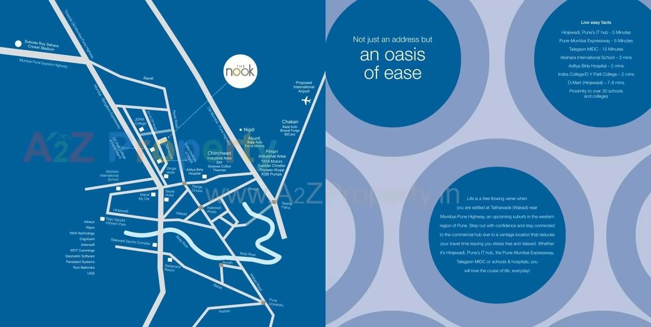  of real estate project The Nook located at Tathwade, Pune, Maharashtra