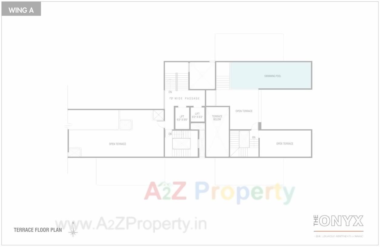 Layout of real estate project The Onyx located at Wakad, Pune, Maharashtra