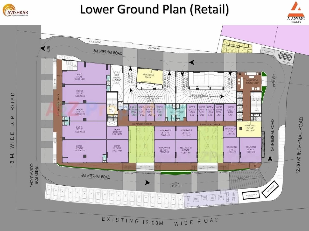 Layout of real estate project The Platinum Towers located at Pune-m-corp, Pune, Maharashtra