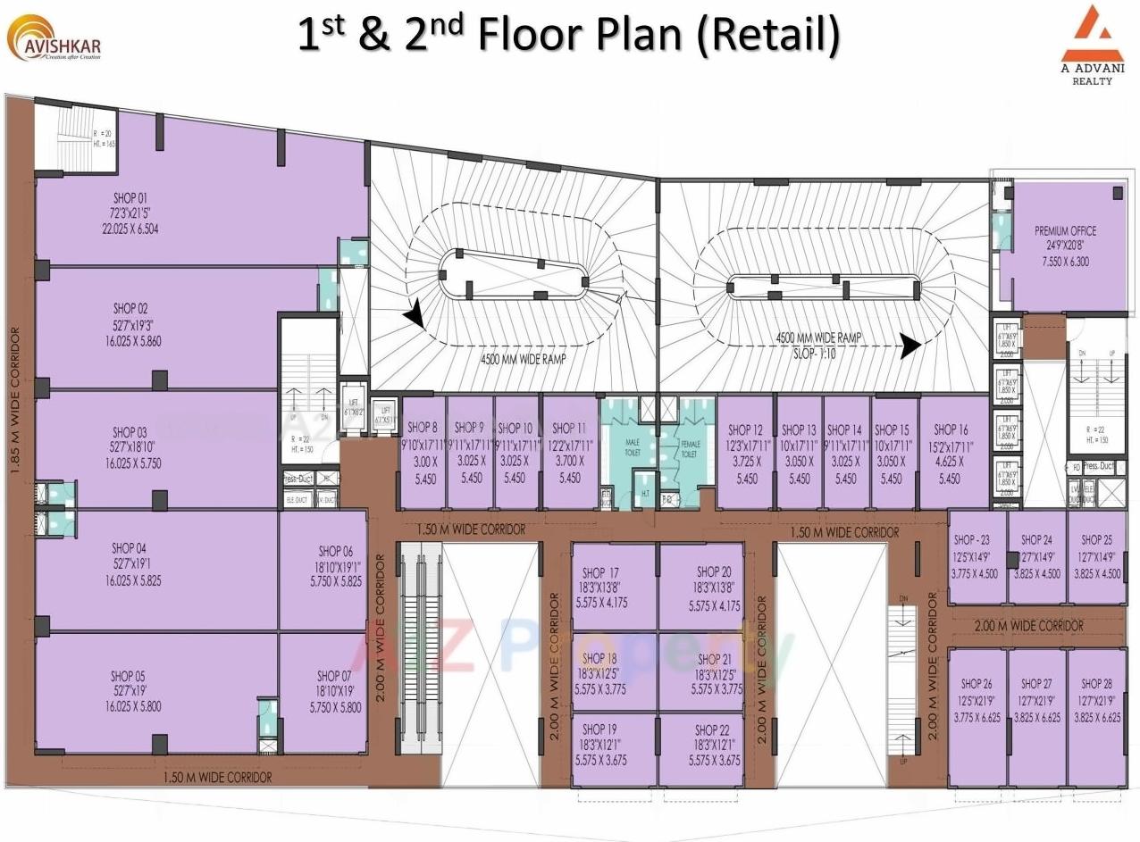 Layout of real estate project The Platinum Towers located at Pune-m-corp, Pune, Maharashtra