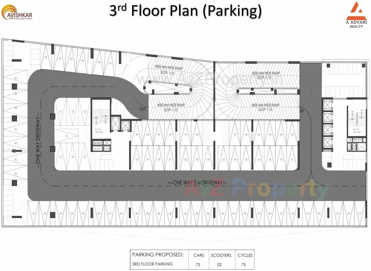 Layout of real estate project The Platinum Towers located at Pune-m-corp, Pune, Maharashtra