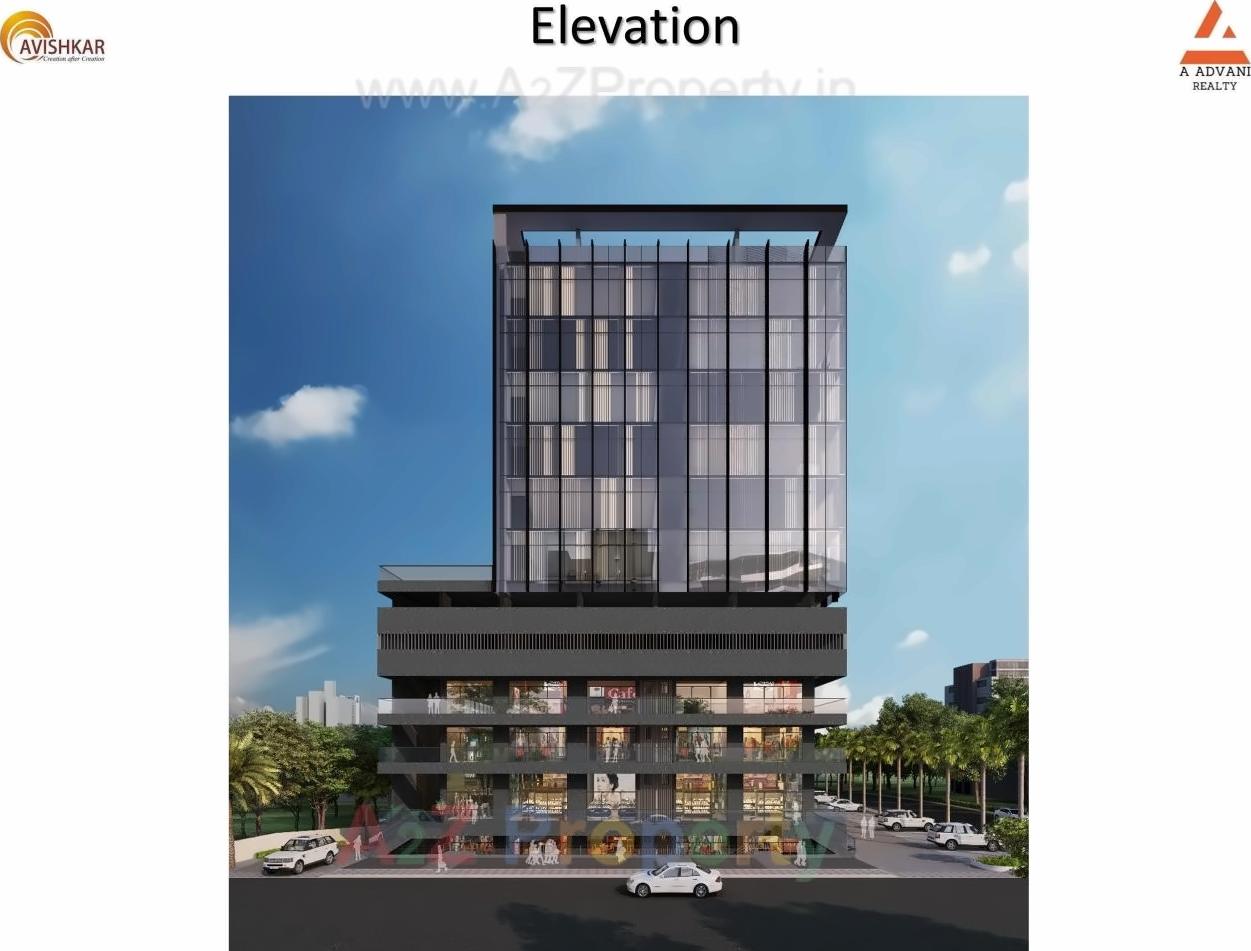 3D Elevation of real estate project The Platinum Towers located at Pune-m-corp, Pune, Maharashtra