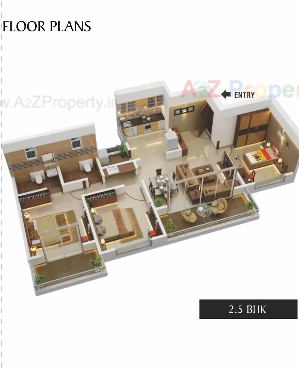 Layout of real estate project The Province located at Punawale, Pune, Maharashtra
