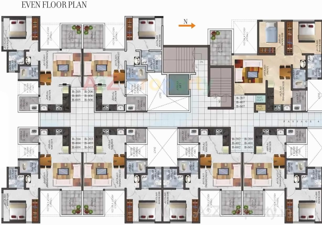 Layout of real estate project The Regent Park located at Charholi, Pune, Maharashtra