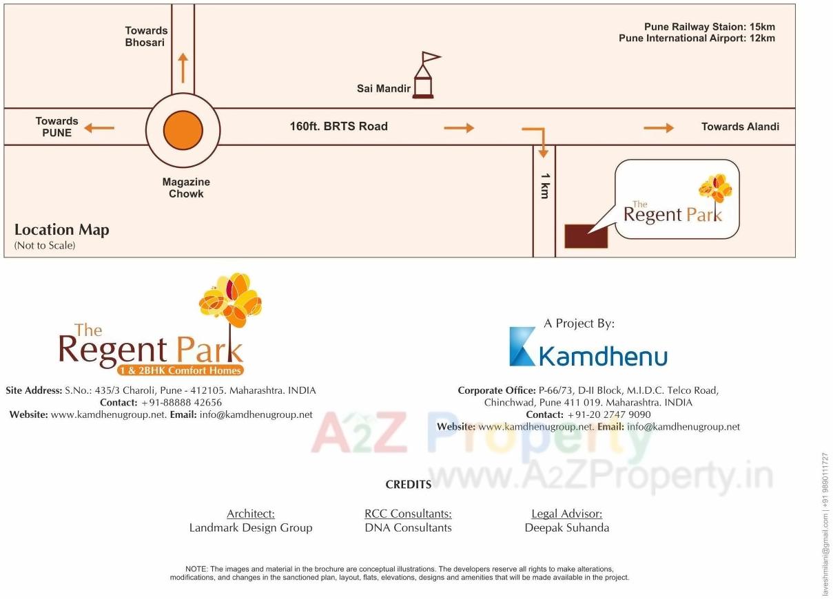  of real estate project The Regent Park located at Charholi, Pune, Maharashtra