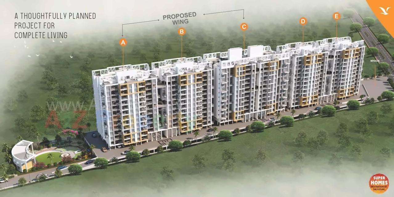 3D Elevation of real estate project The Skylark located at Pimpri-chinchawad-m-corp, Pune, Maharashtra