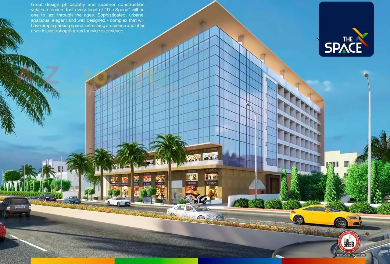 3D Elevation of real estate project The Space located at Kharadi, Pune, Maharashtra