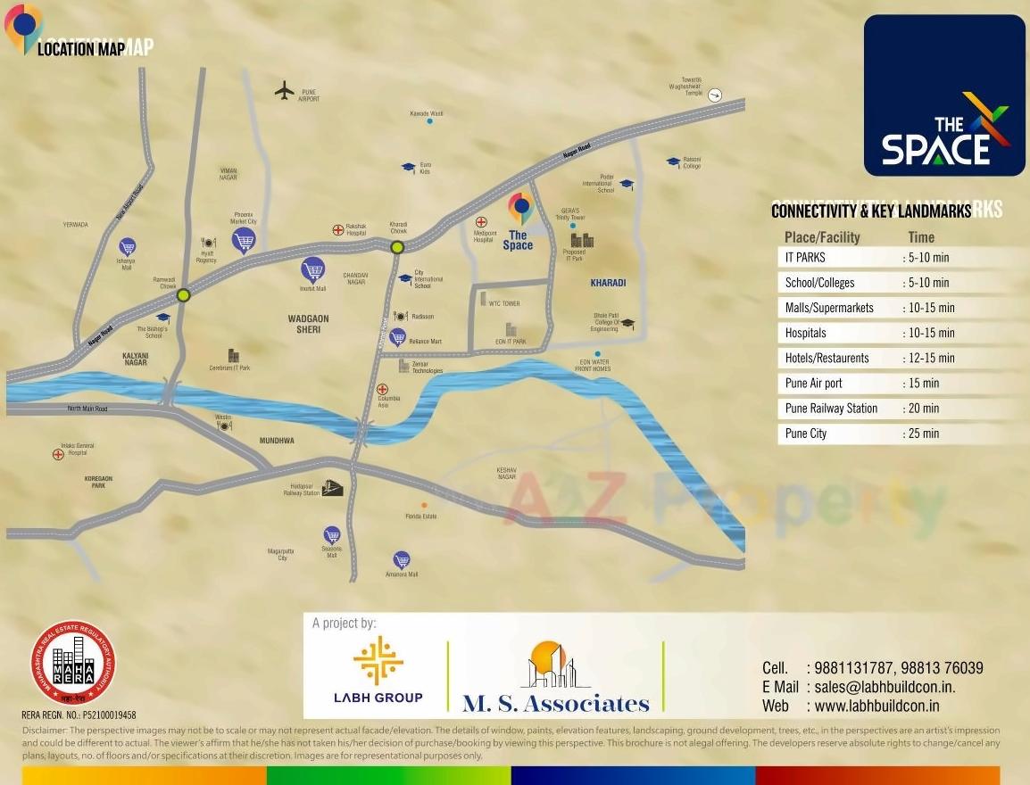  of real estate project The Space located at Kharadi, Pune, Maharashtra