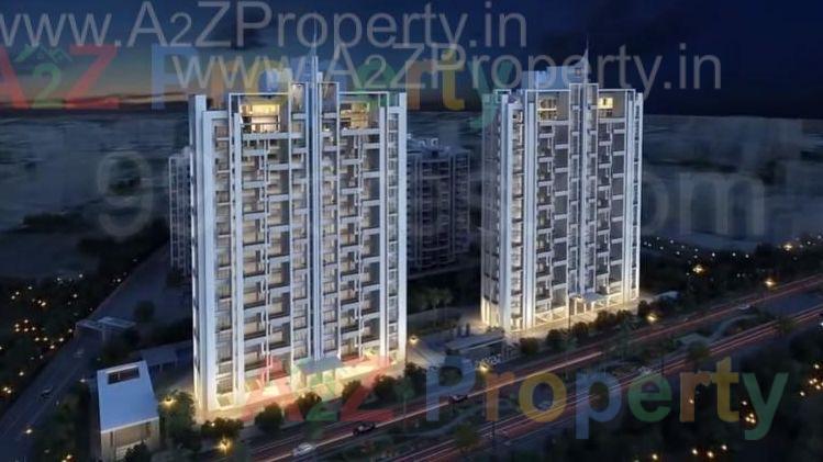 3D Elevation of real estate project The Spires located at Pune-m-corp, Pune, Maharashtra