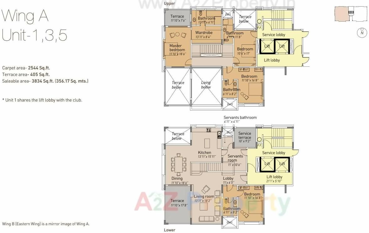 Layout of real estate project The Terraces located at Pune-m-corp, Pune, Maharashtra