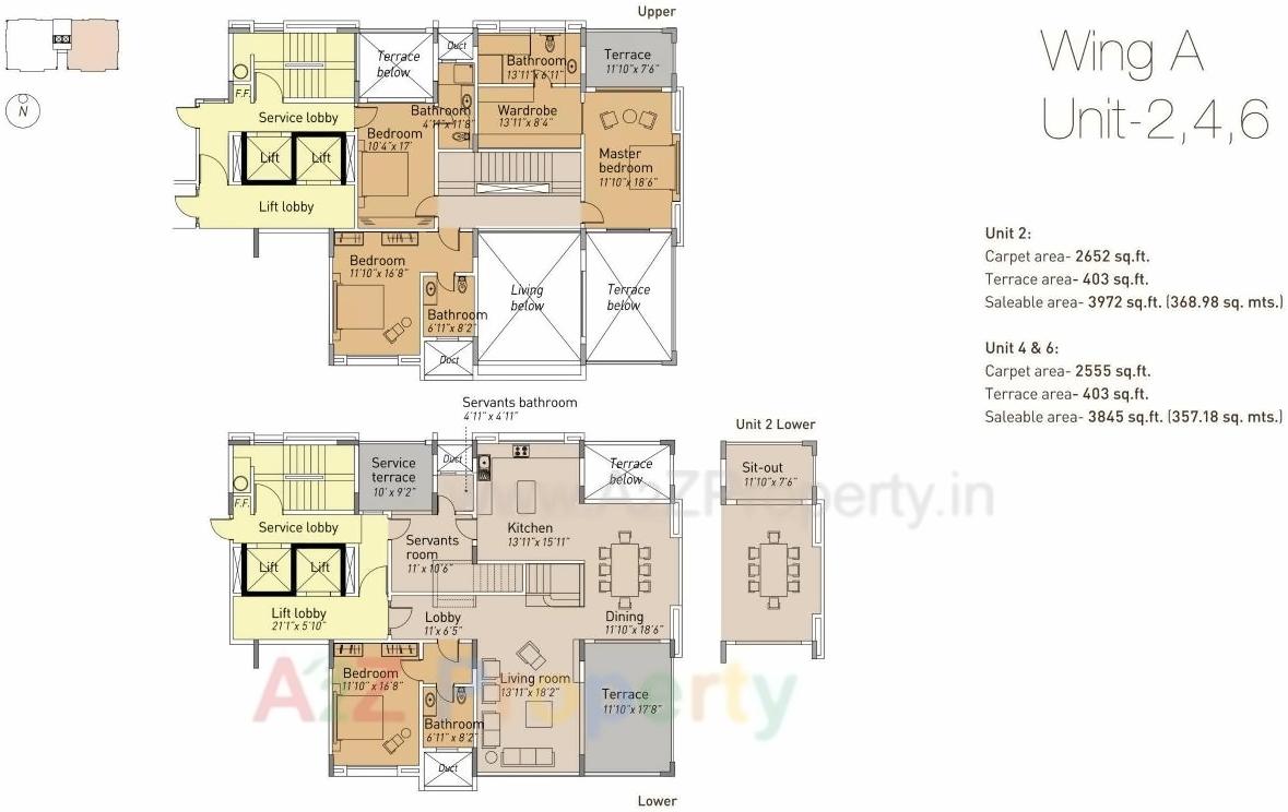 Layout of real estate project The Terraces located at Pune-m-corp, Pune, Maharashtra