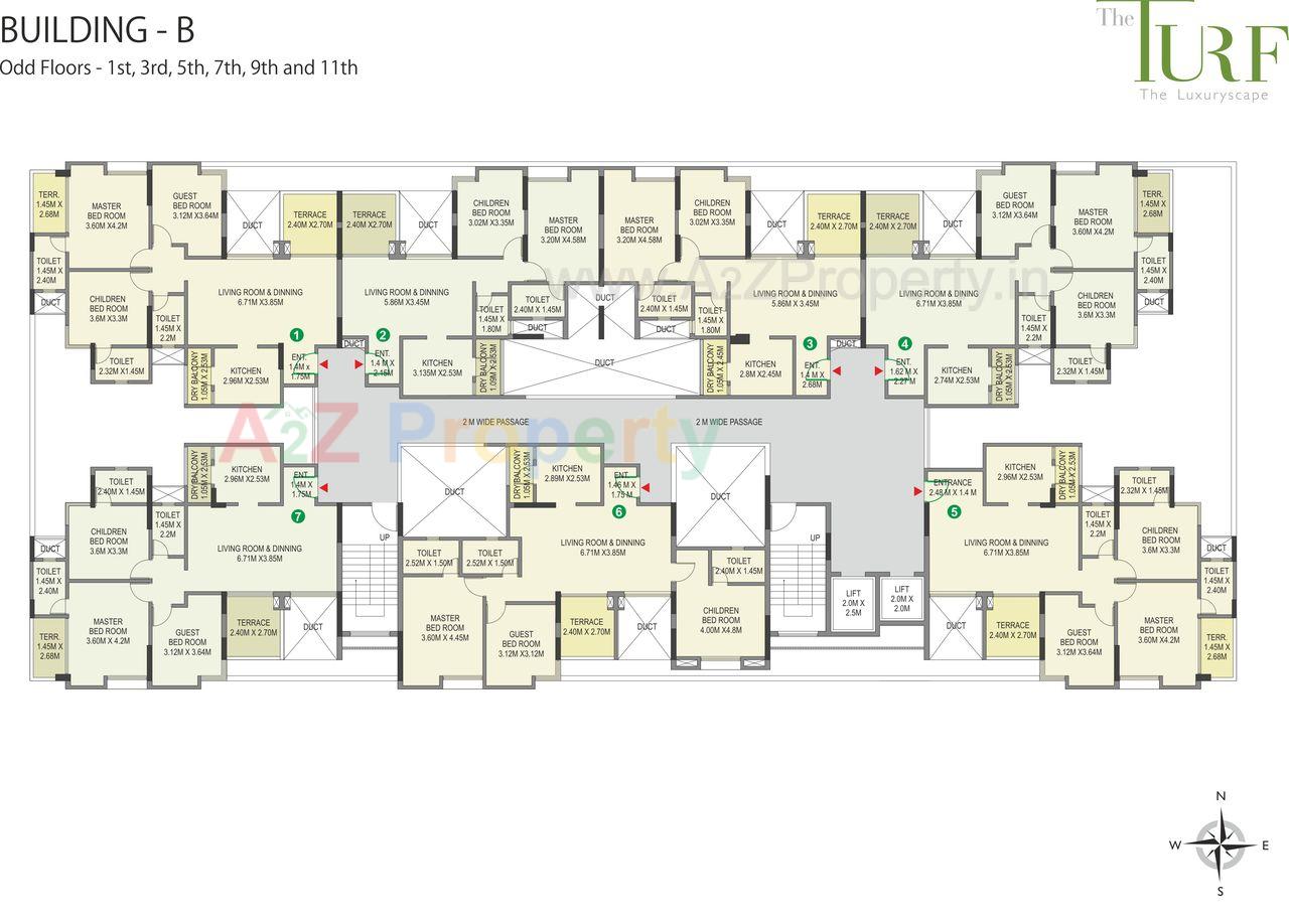 Odd of real estate project The Turf located at Pune-m-corp, Pune, Maharashtra