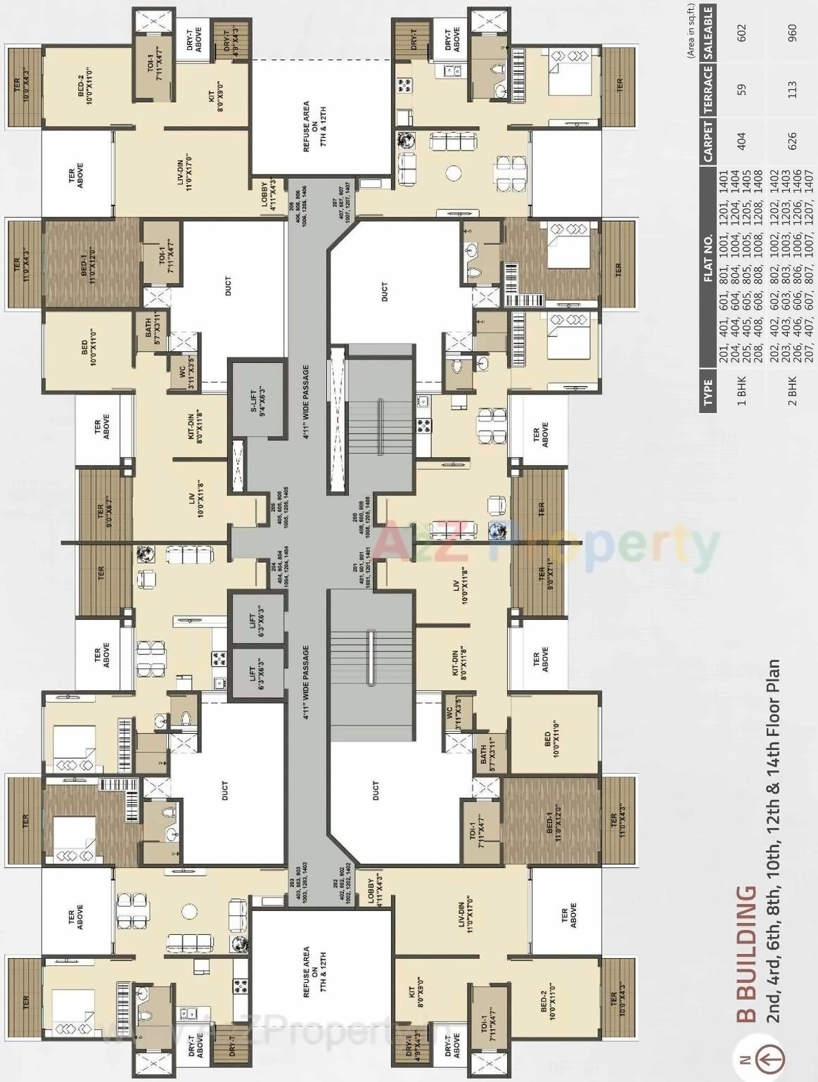 Layout of real estate project Three Jewels located at Kondhwa-bk, Pune, Maharashtra