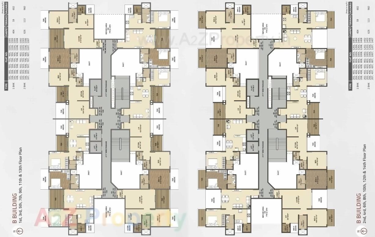 Layout of real estate project Three Jewels located at Kondhwa-bk, Pune, Maharashtra