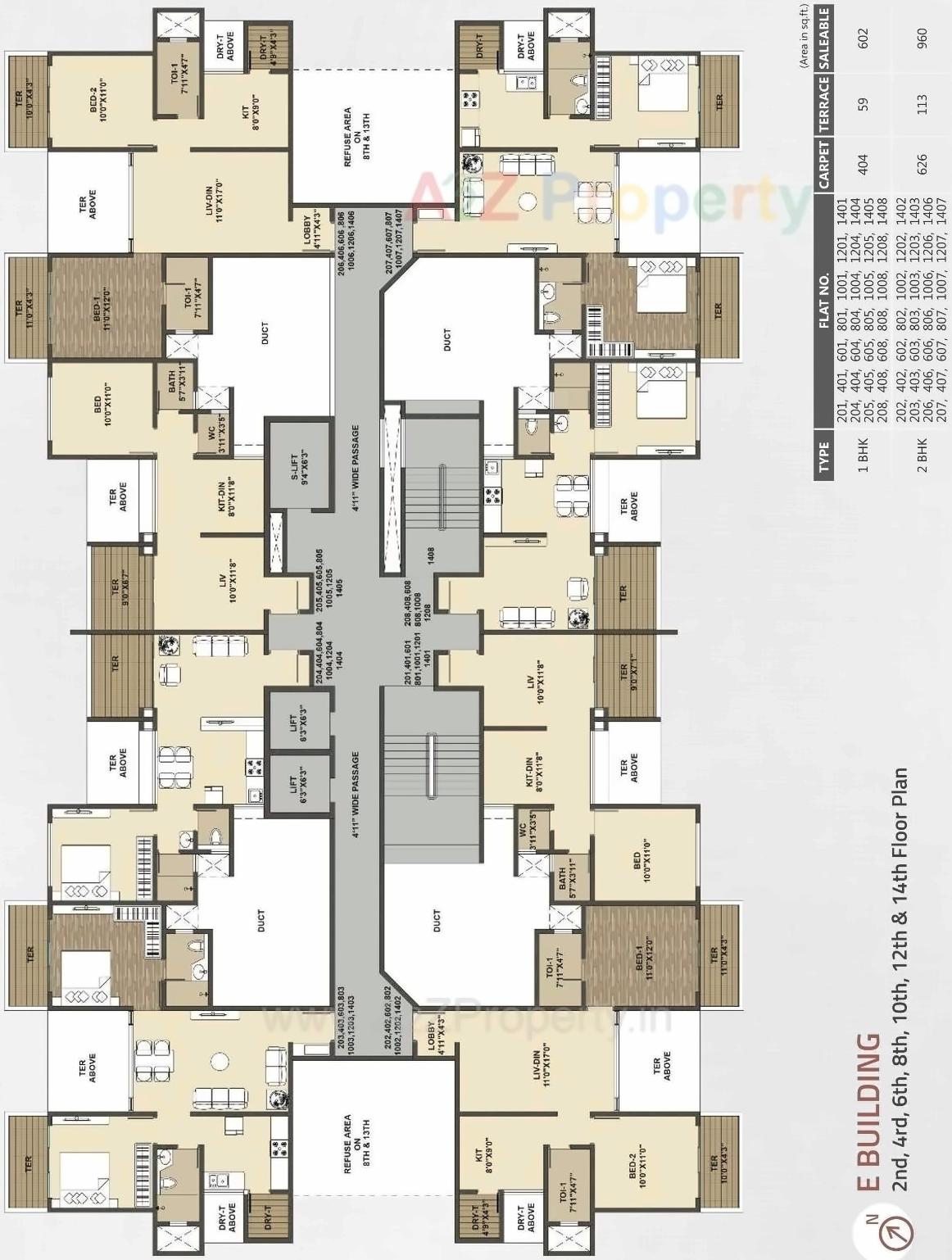 Layout of real estate project Three Jewels located at Kondhwa-bk, Pune, Maharashtra