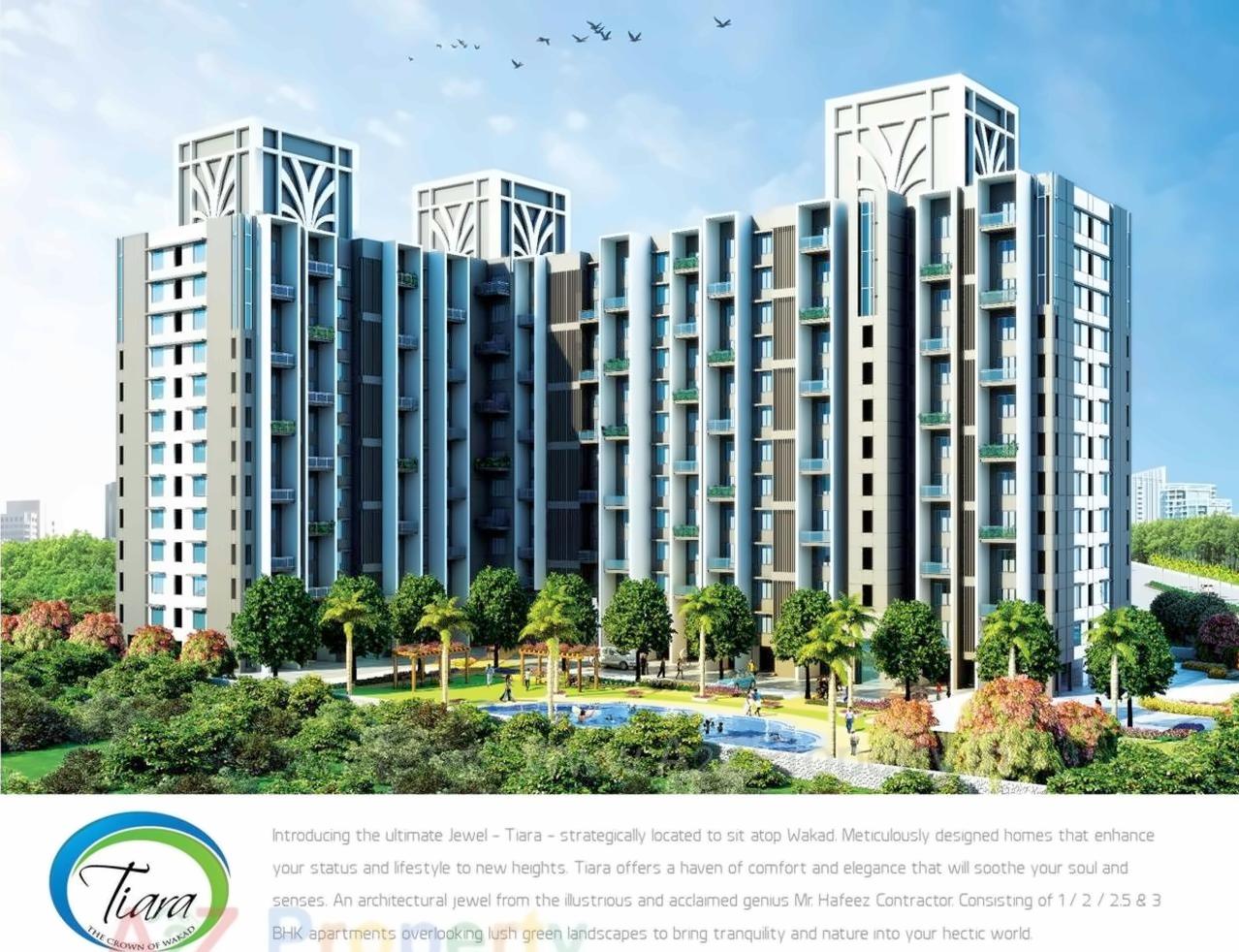 3D Elevation of real estate project Tiara located at Wakad, Pune, Maharashtra