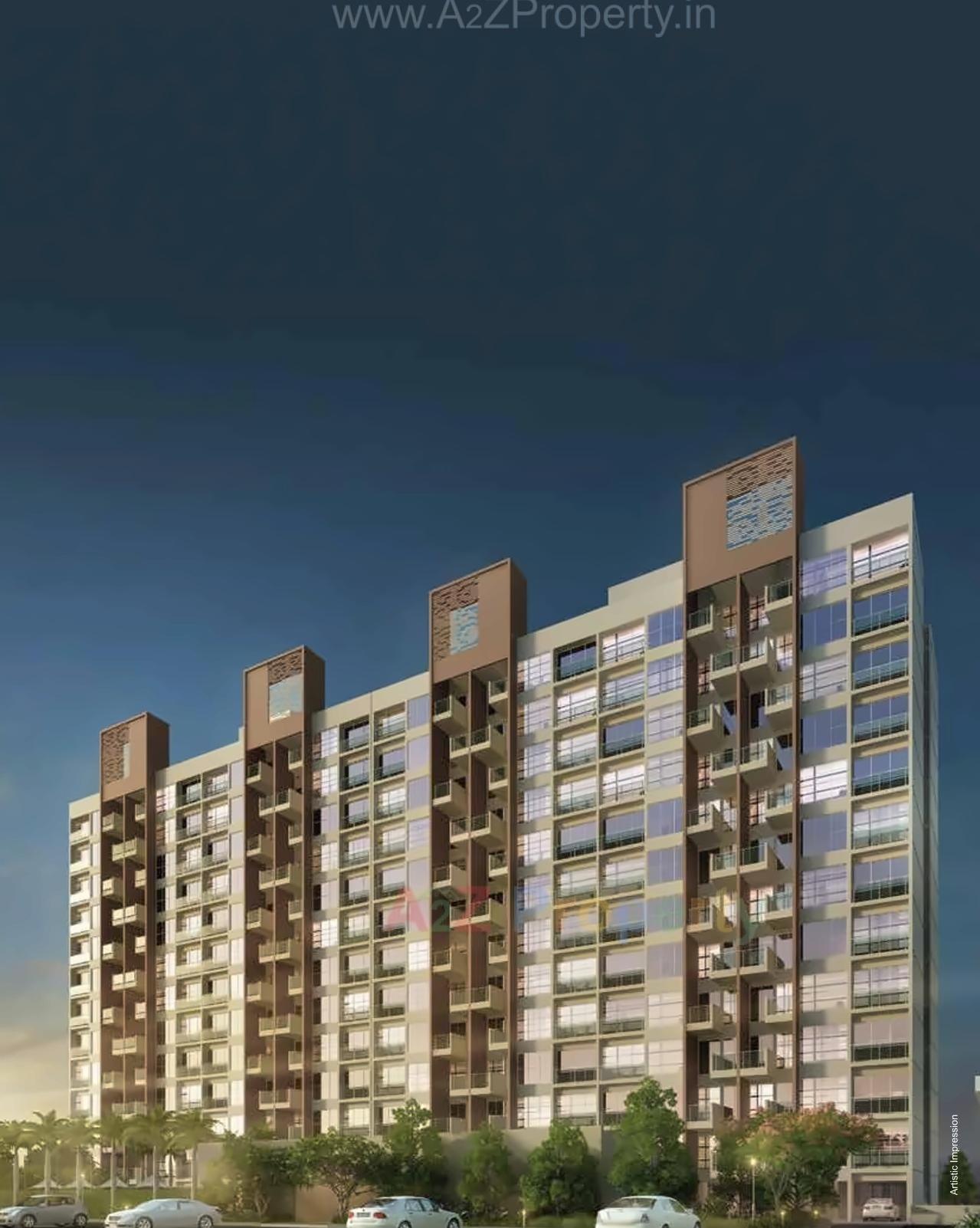 3D Elevation of real estate project Tinsel County located at Bhoirwadi, Pune, Maharashtra