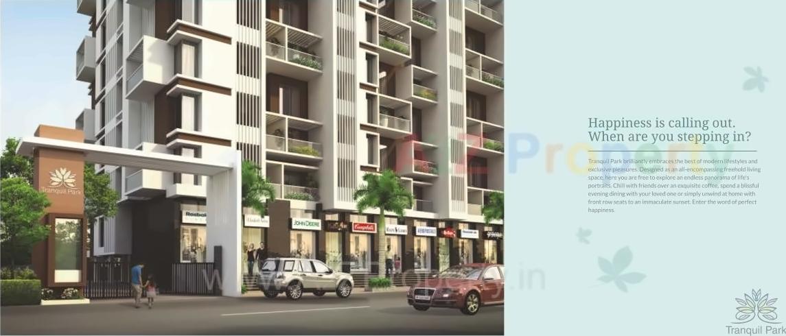 3D Elevation of real estate project Tranquil Park located at Lohgaon, Pune, Maharashtra