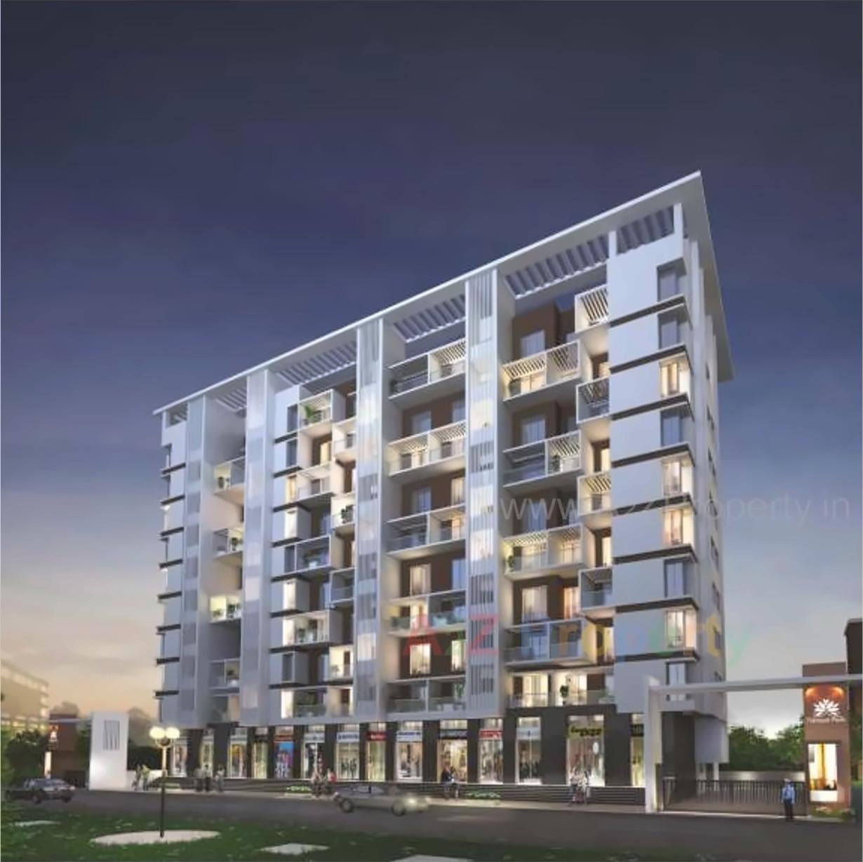 3D Elevation of real estate project Tranquil Park located at Lohgaon, Pune, Maharashtra