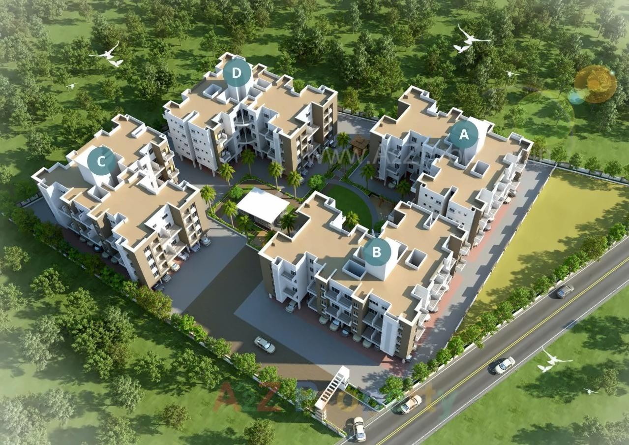 3D Elevation of real estate project Triaa Princetown located at Pune-m-corp, Pune, Maharashtra