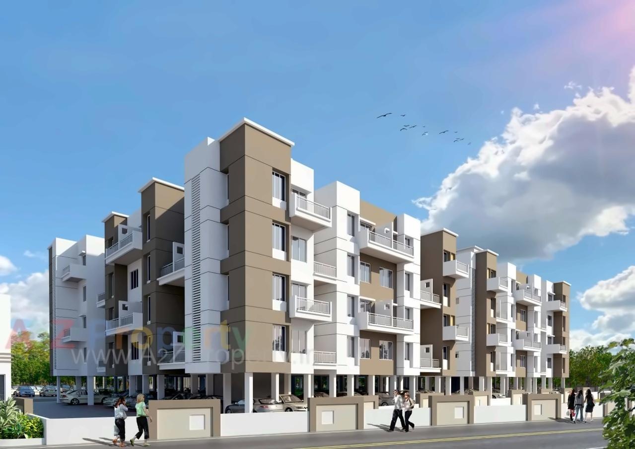 3D Elevation of real estate project Triaa Princetown located at Pune-m-corp, Pune, Maharashtra