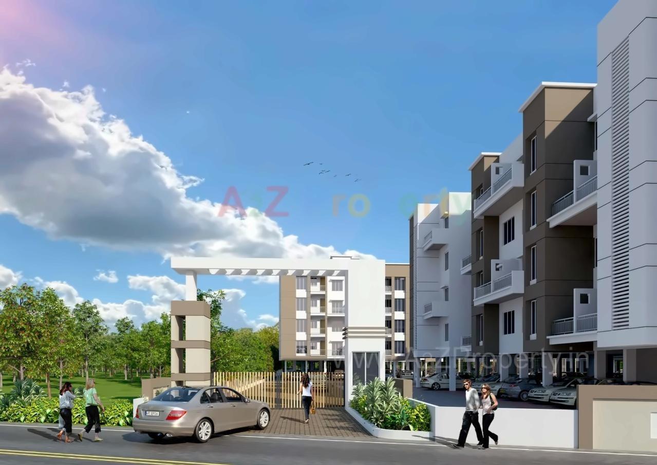 3D Elevation of real estate project Triaa Princetown located at Pune-m-corp, Pune, Maharashtra