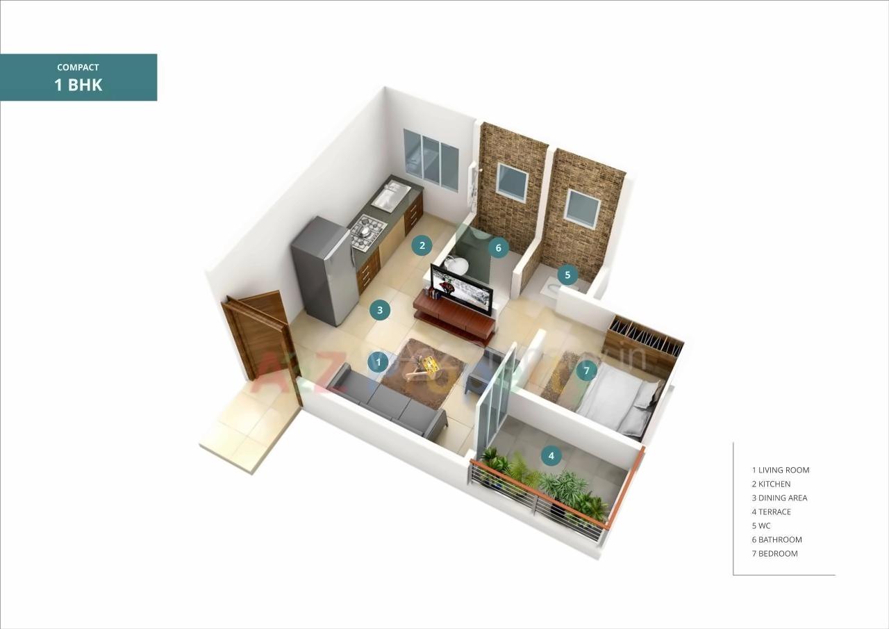 Layout of real estate project Triaa Princetown located at Pune-m-corp, Pune, Maharashtra