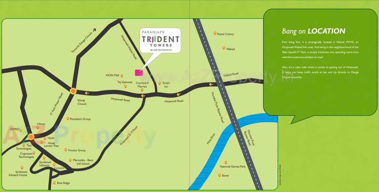  of real estate project Trident  Mhada located at Wakad, Pune, Maharashtra