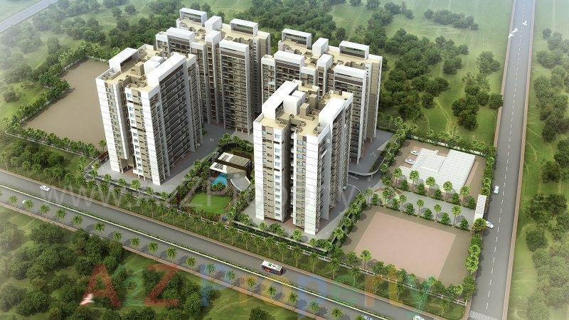 3D Elevation of real estate project Tropical Palms located at Pimpri-chinchawad-m-corp, Pune, Maharashtra