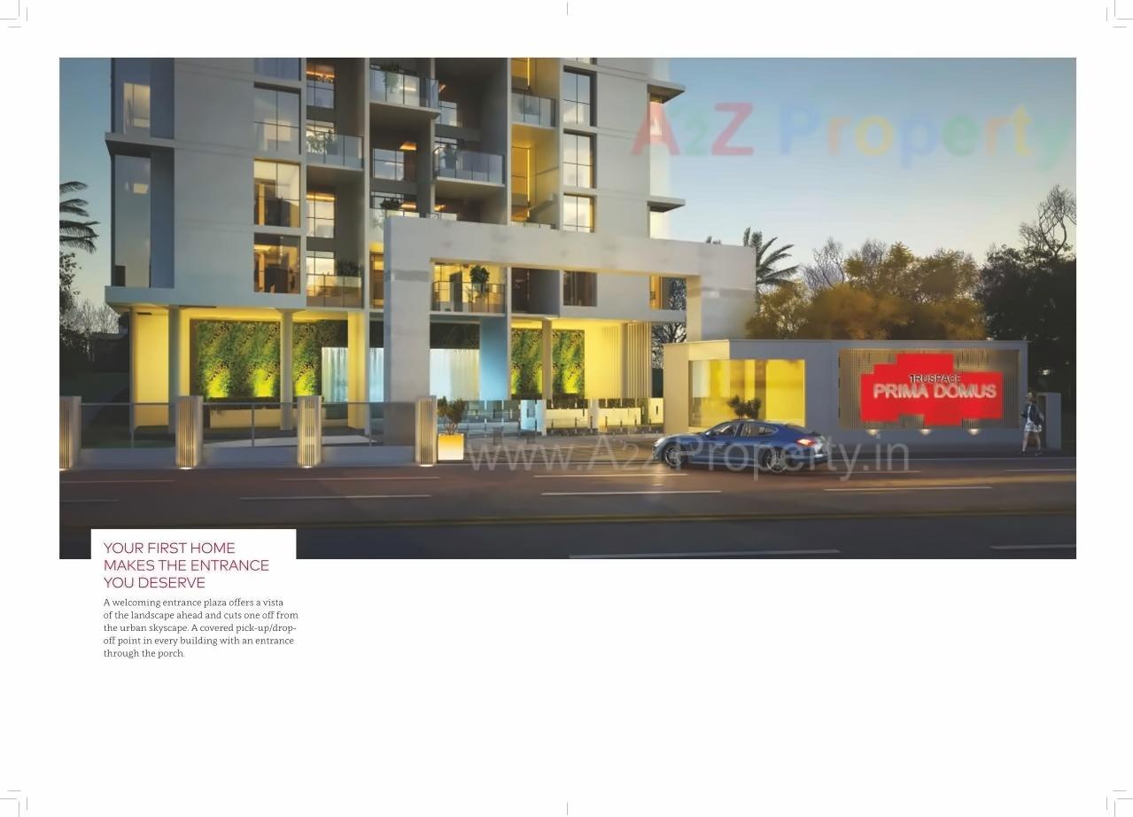 3D Elevation of real estate project Truspace Prima Domus located at Pune-m-corp, Pune, Maharashtra