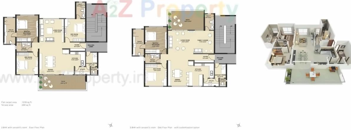 Layout of real estate project Tuscan Estate located at Pune-m-corp, Pune, Maharashtra