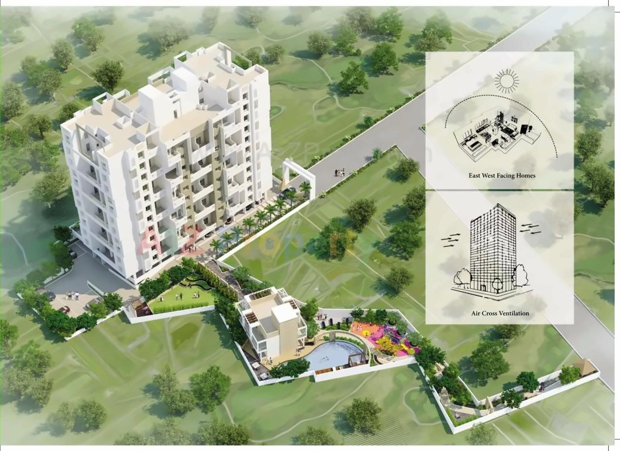 3D Elevation of real estate project Ujwal Paradise located at Dhayari-part, Pune, Maharashtra