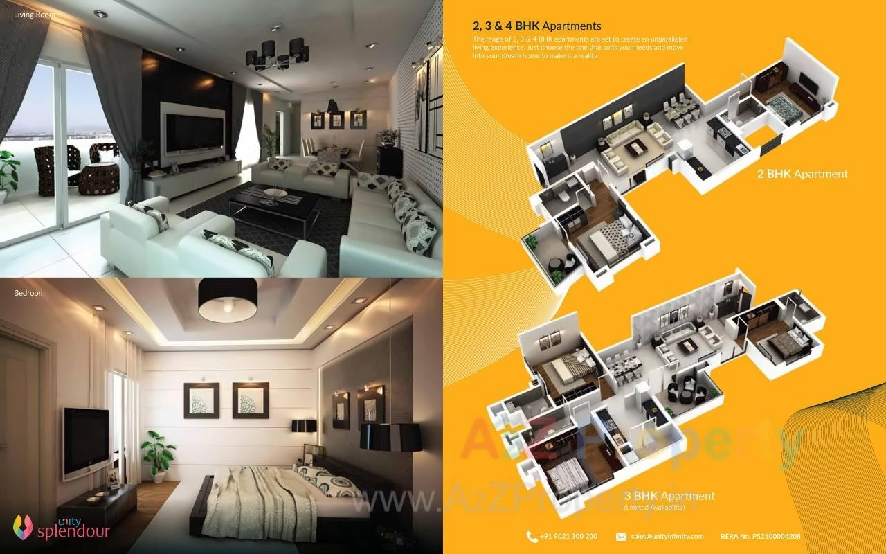 Layout of real estate project Unity Splendour located at Pune-m-corp, Pune, Maharashtra