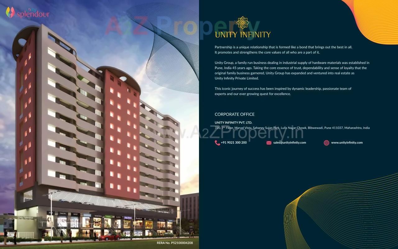 3D Elevation of real estate project Unity Splendour located at Pune-m-corp, Pune, Maharashtra