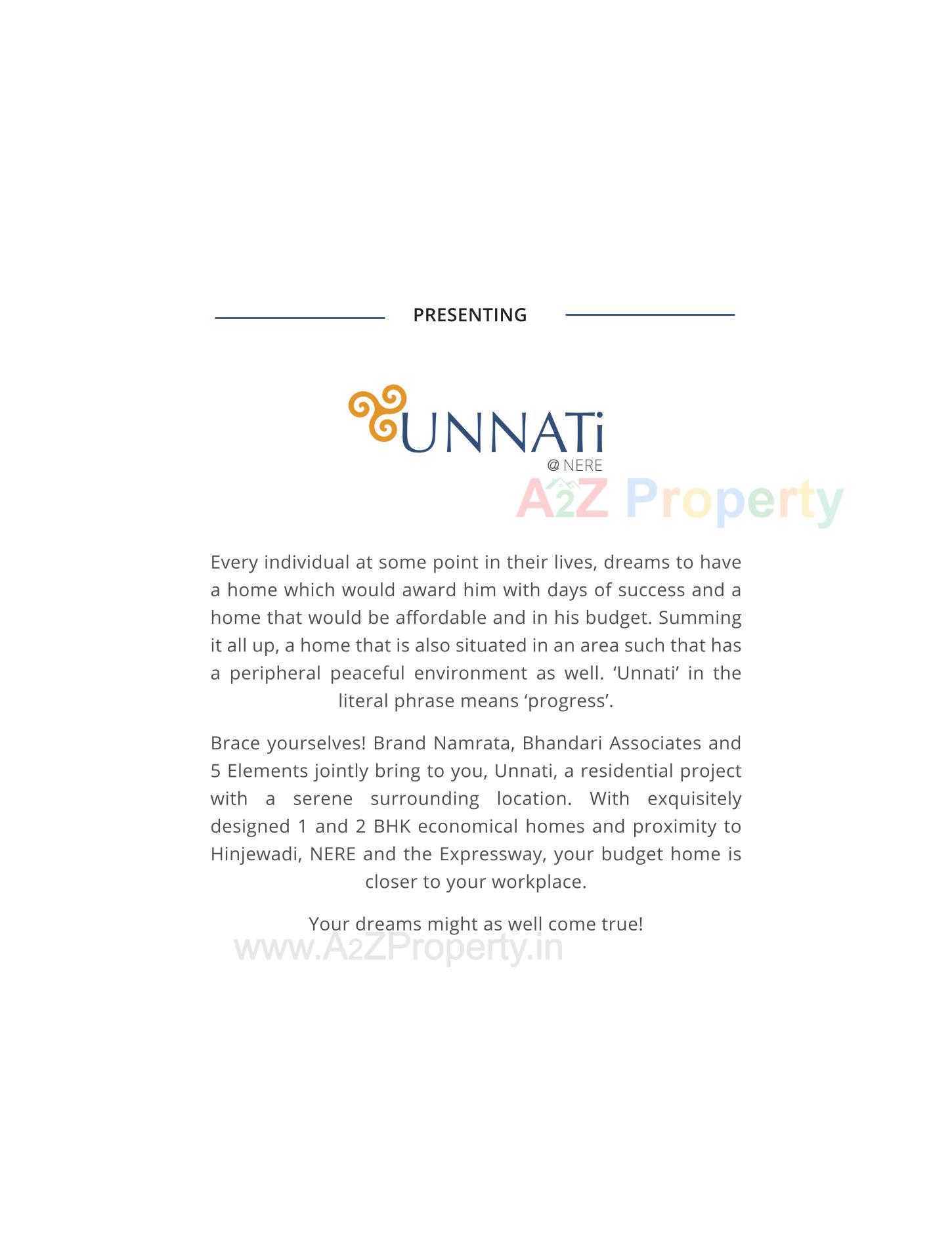  of real estate project Unnati located at Nere, Pune, Maharashtra