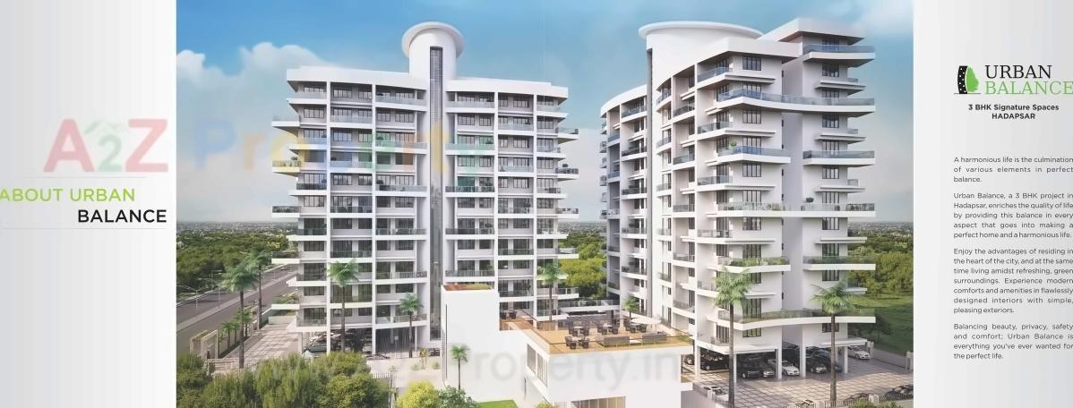 3D Elevation of real estate project Urban Balance located at Hadapsar, Pune, Maharashtra