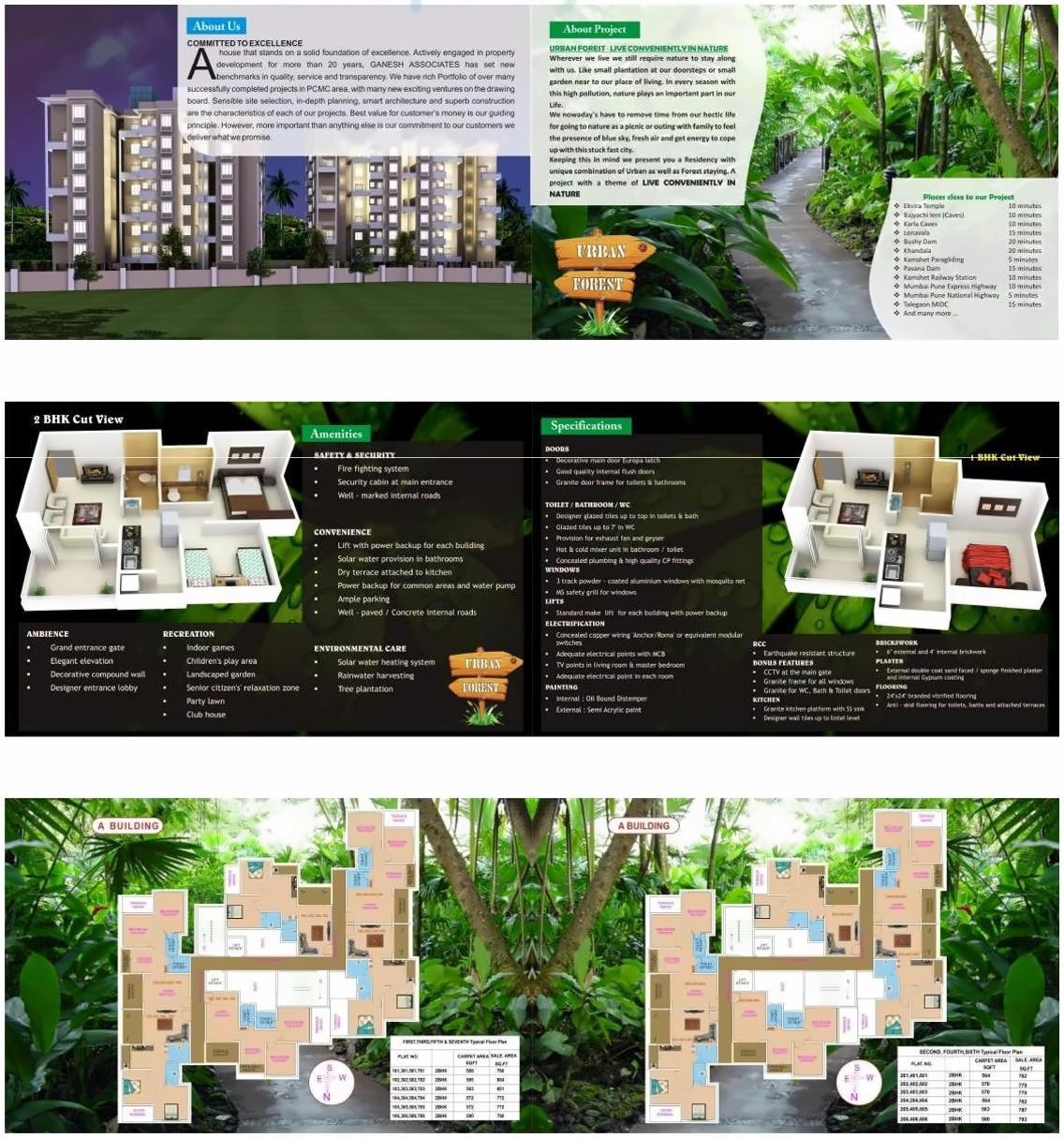 Image 26549 1 of real estate project Urban Forest located at Kusgaon-kh, Pune, Maharashtra