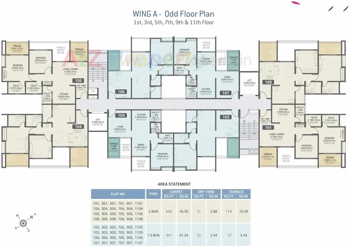 Layout of real estate project Urban Rise located at Pisoli, Pune, Maharashtra