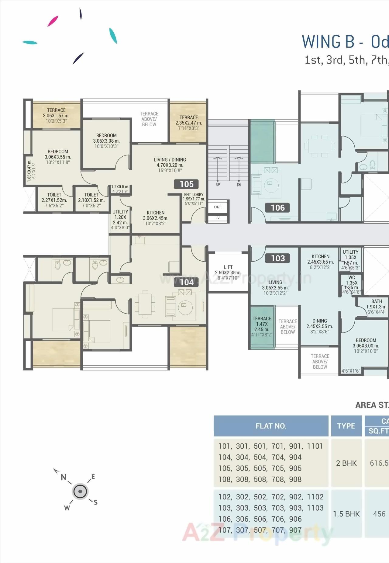 Layout of real estate project Urban Rise located at Pisoli, Pune, Maharashtra