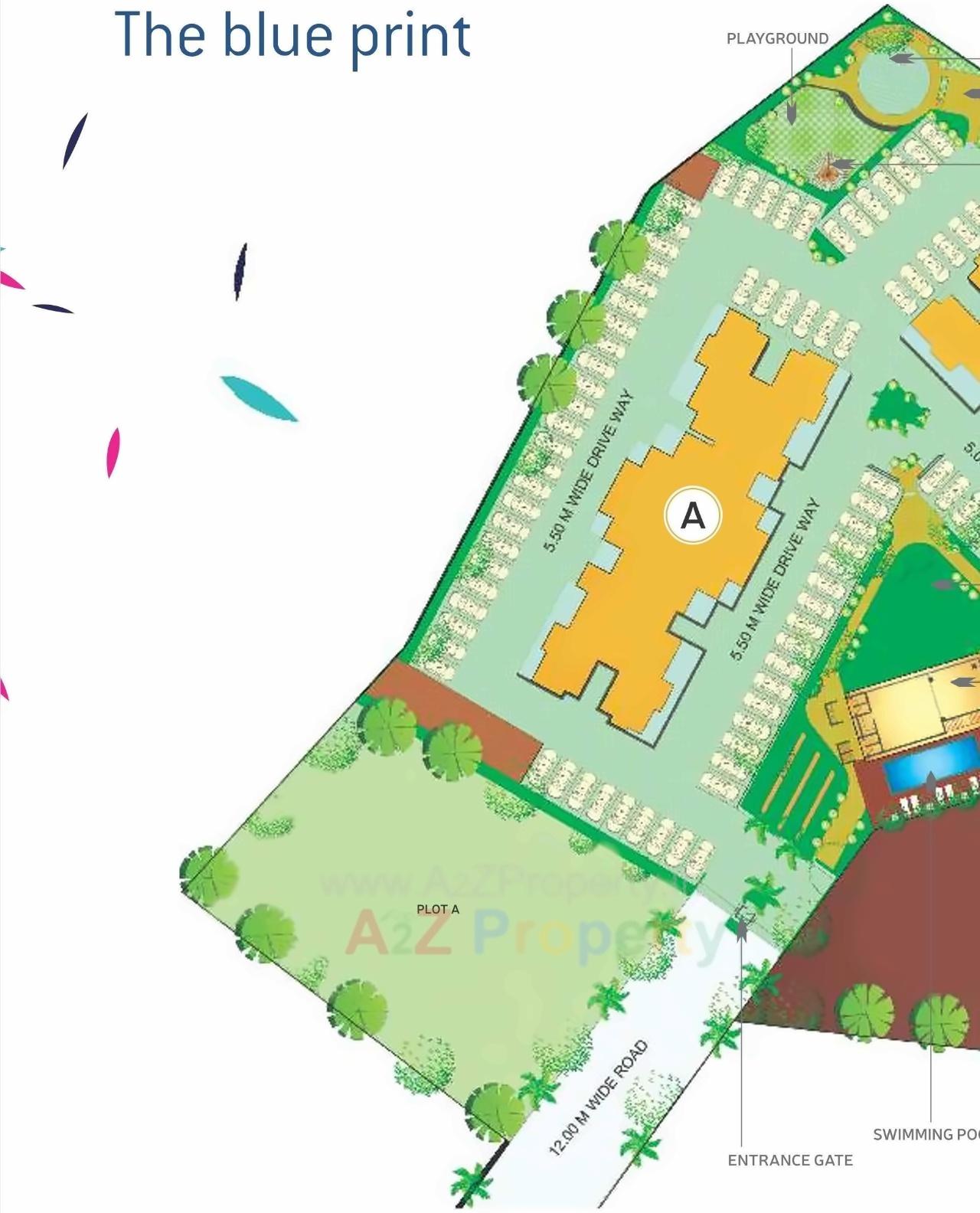 Layout of real estate project Urban Rise located at Pisoli, Pune, Maharashtra