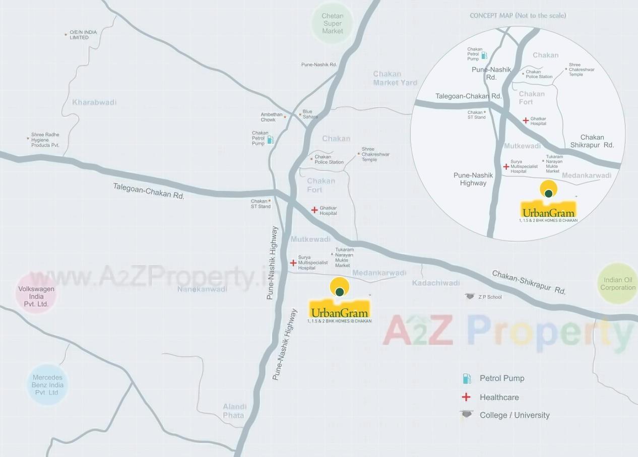  of real estate project Urbangram Chakan located at Medankarwadi, Pune, Maharashtra