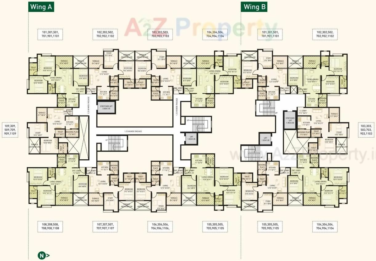 Layout of real estate project Urbangram Kondhwe Dhawde located at Kondhve-dhawade, Pune, Maharashtra