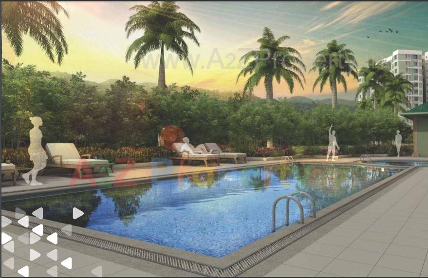 Pool of real estate project Urbangram Pirangut located at Pirangut, Pune, Maharashtra
