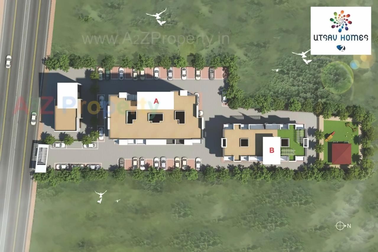 3D Elevation of real estate project Utsav Homes located at Pune-m-corp, Pune, Maharashtra