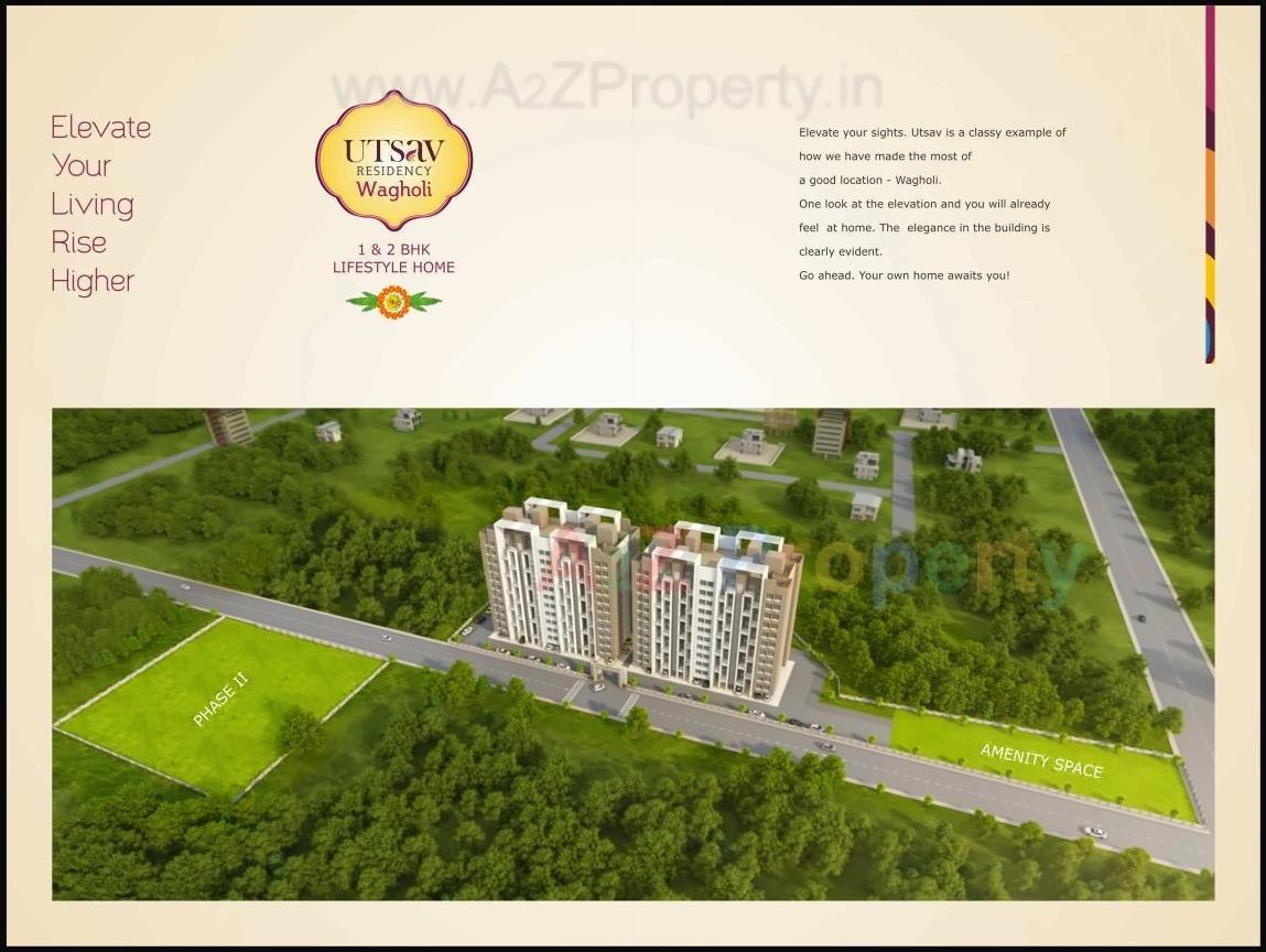  of real estate project Utsav Residency located at Wagholi, Pune, Maharashtra