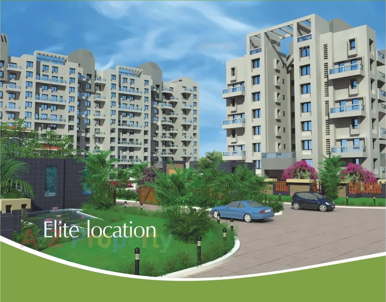3D Elevation of real estate project Uttam Townscapes located at Vishrantwadi, Pune, Maharashtra