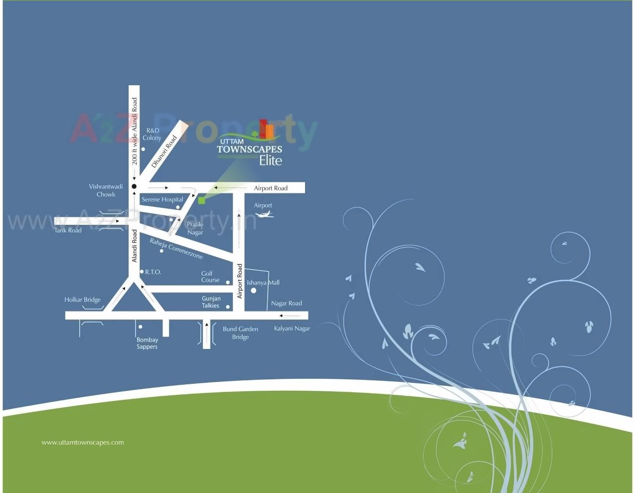  of real estate project Uttam Townscapes located at Vishrantwadi, Pune, Maharashtra