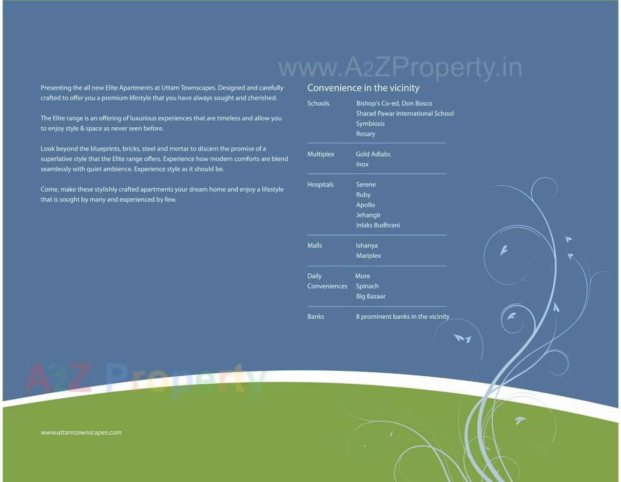  of real estate project Uttam Townscapes located at Vishrantwadi, Pune, Maharashtra
