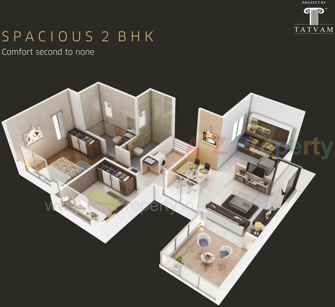 Layout of real estate project V Uptown located at Kivale, Pune, Maharashtra